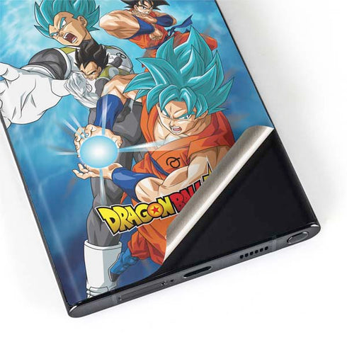Dragon Ball Super Goku Vegeta Super Ball Galaxy S22 Ultra Skin