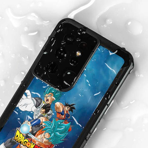 Dragon Ball Super Goku Vegeta Super Ball Galaxy S24 Ultra Waterproof Case