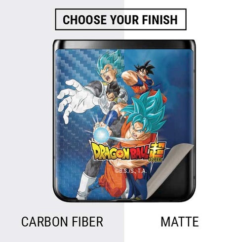 Dragon Ball Super Goku Vegeta Super Ball Galaxy Z Flip Skin