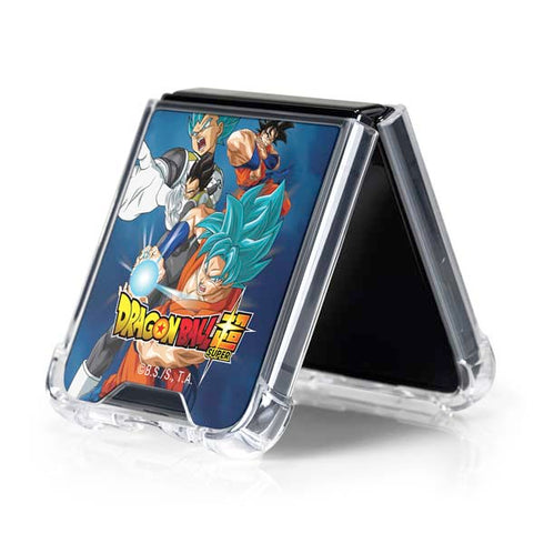 Dragon Ball Super Goku Vegeta Super Ball Galaxy Z Flip5 5G Clear Case