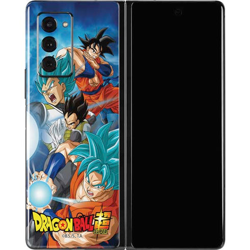 Dragon Ball Super Goku Vegeta Super Ball Galaxy Z Fold2 5G Skin
