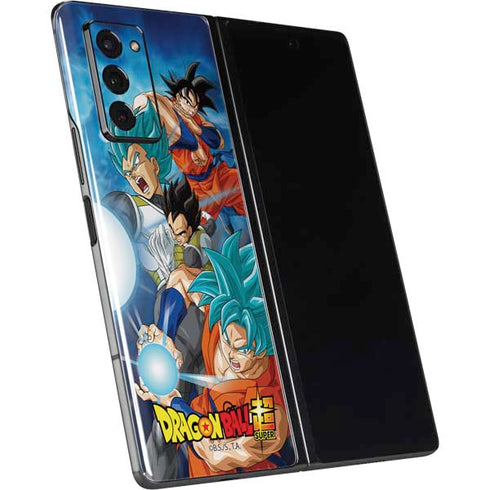 Dragon Ball Super Goku Vegeta Super Ball Galaxy Z Fold2 5G Skin