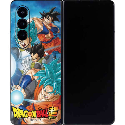 Dragon Ball Super Goku Vegeta Super Ball Galaxy Z Fold4 5G Skin