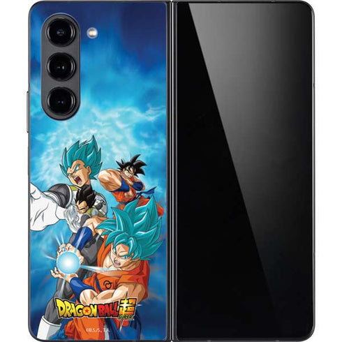 Dragon Ball Super Goku Vegeta Super Ball Galaxy Z Fold5 5G Skin