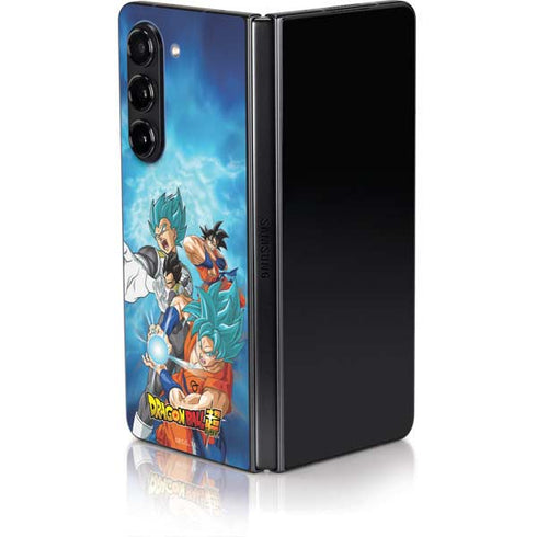 Dragon Ball Super Goku Vegeta Super Ball Galaxy Z Fold5 5G Skin