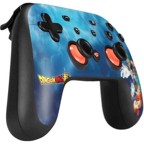 Dragon Ball Super Goku Vegeta Super Ball Google Stadia Controller Skin
