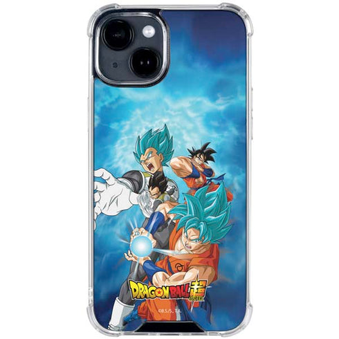 Dragon Ball Super Goku Vegeta Super Ball iPhone 14 Plus Clear Case