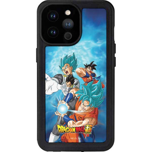 Dragon Ball Super Goku Vegeta Super Ball iPhone 14 Pro Max Waterproof Case