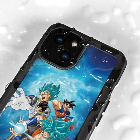 Dragon Ball Super Goku Vegeta Super Ball iPhone 15 Plus Waterproof Case