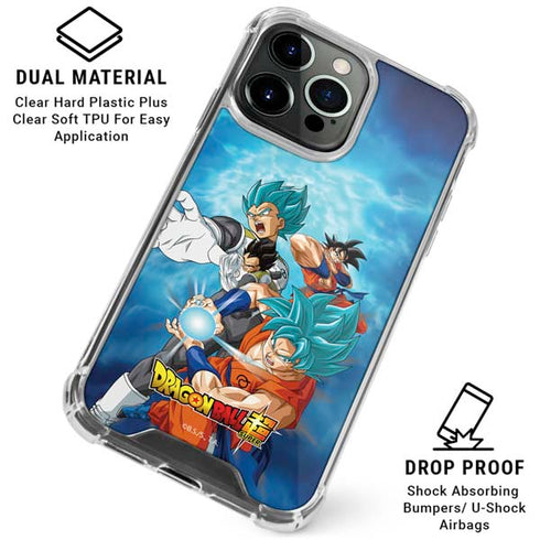 Dragon Ball Super Goku Vegeta Super Ball iPhone 15 Pro Max Clear Case