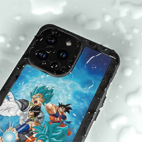 Dragon Ball Super Goku Vegeta Super Ball iPhone 15 Pro Waterproof Case