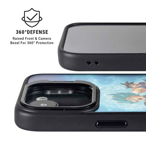 Dragon Ball Super Goku Vegeta Super Ball iPhone 16e Kickstand Case