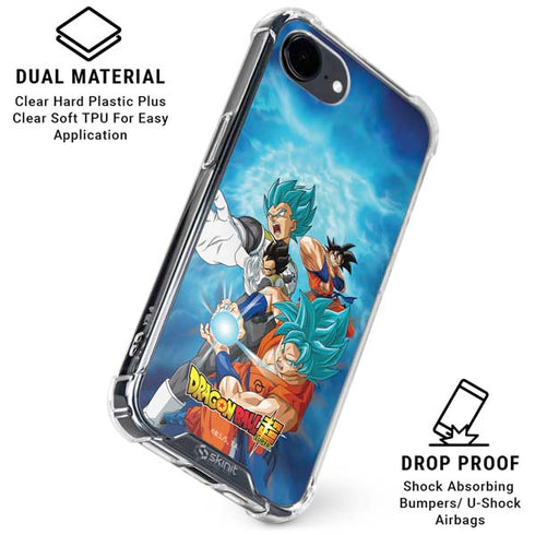 Dragon Ball Super Goku Vegeta Super Ball iPhone 16e Clear Case