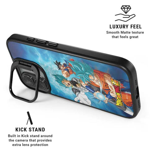 Dragon Ball Super Goku Vegeta Super Ball iPhone 17 Kickstand Case