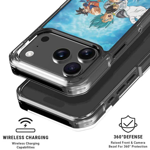 Dragon Ball Super Goku Vegeta Super Ball iPhone 18 Pro Clear Case