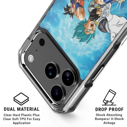 Dragon Ball Super Goku Vegeta Super Ball iPhone 18 Pro Clear Case