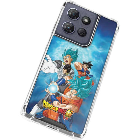 Dragon Ball Super Goku Vegeta Super Ball Moto G 5G (2025) Clear Case