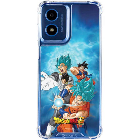Dragon Ball Super Goku Vegeta Super Ball Moto G 5G (2024) Clear Case