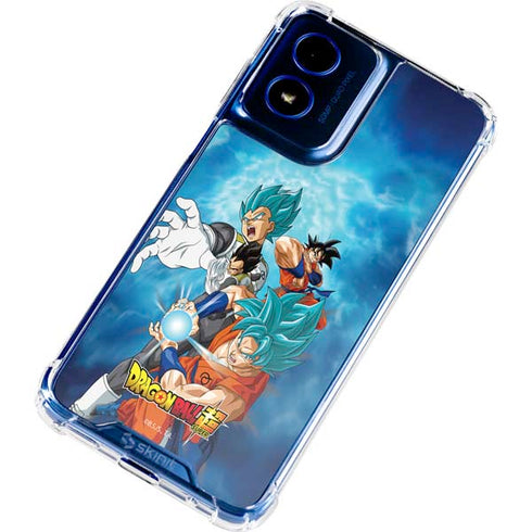 Dragon Ball Super Goku Vegeta Super Ball Moto G 5G (2024) Clear Case