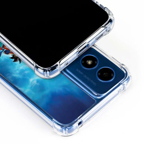 Dragon Ball Super Goku Vegeta Super Ball Moto G Play 4G (2024) Clear Case