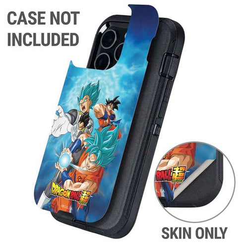 Dragon Ball Super Goku Vegeta Super Ball Otterbox Defender iPhone Skin