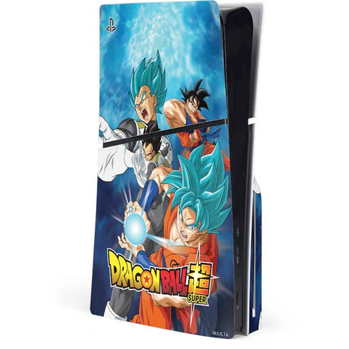 Dragon Ball Super Goku Vegeta Super Ball PS5 Slim Disk Console Skin