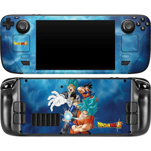 Dragon Ball Super Goku Vegeta Super Ball Steam Deck Handheld Gaming Computer OLED Skin