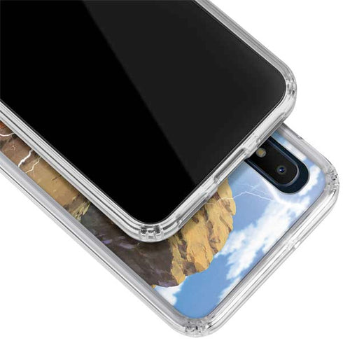 Dragon Ball Z Goku Versus Saiyans Galaxy A10e Clear Case