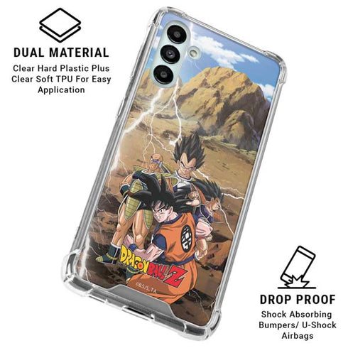 Dragon Ball Z Goku Versus Saiyans Galaxy A13 5G Clear Case