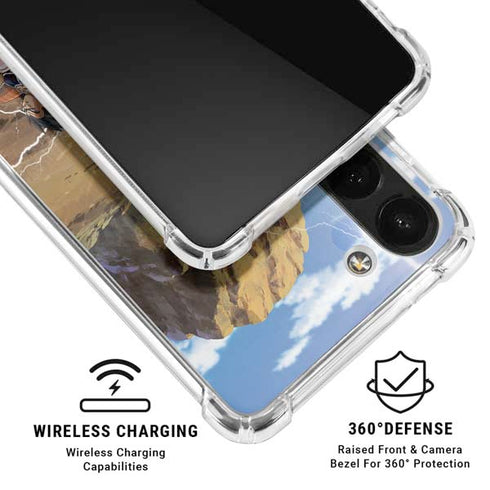 Dragon Ball Z Goku Versus Saiyans Galaxy A13 5G Clear Case