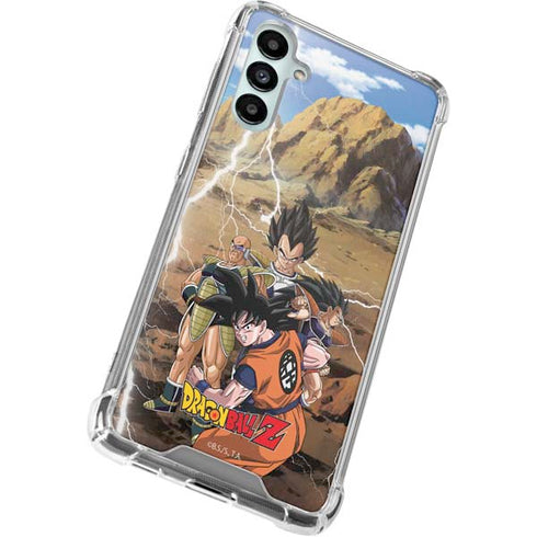 Dragon Ball Z Goku Versus Saiyans Galaxy A14 5G Clear Case