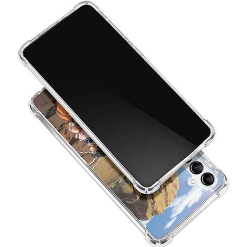 Dragon Ball Z Goku Versus Saiyans Galaxy A15 5G Clear Case