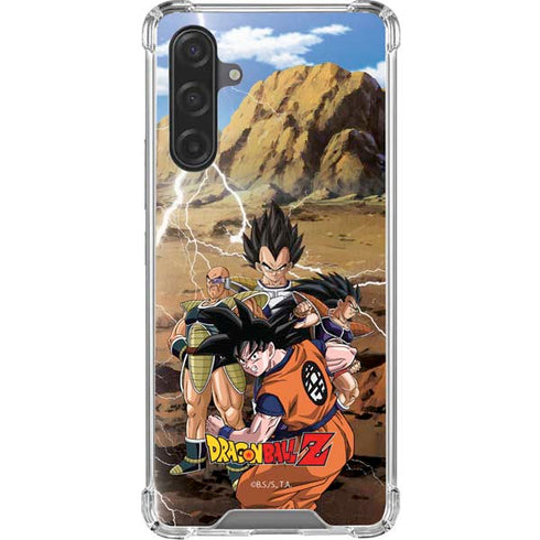 Dragon Ball Z Goku Versus Saiyans Galaxy A17 Clear Case