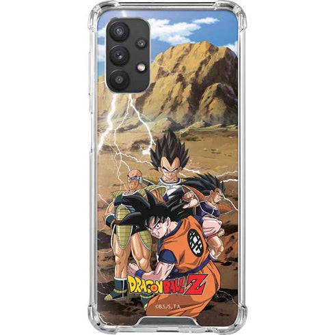 Dragon Ball Z Goku Versus Saiyans Galaxy A32 5G Clear Case