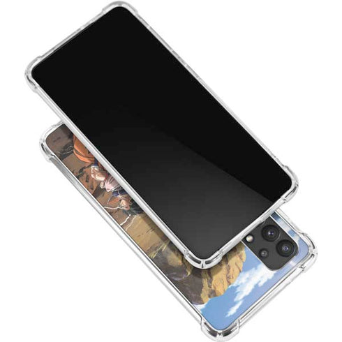 Dragon Ball Z Goku Versus Saiyans Galaxy A32 5G Clear Case