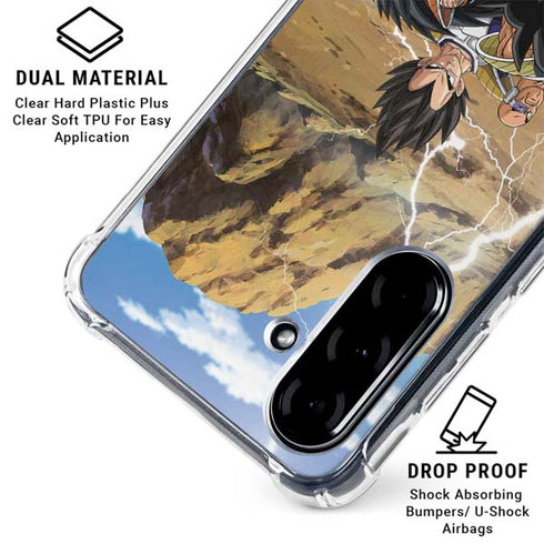 Dragon Ball Z Goku Versus Saiyans Galaxy A36 5G Clear Case