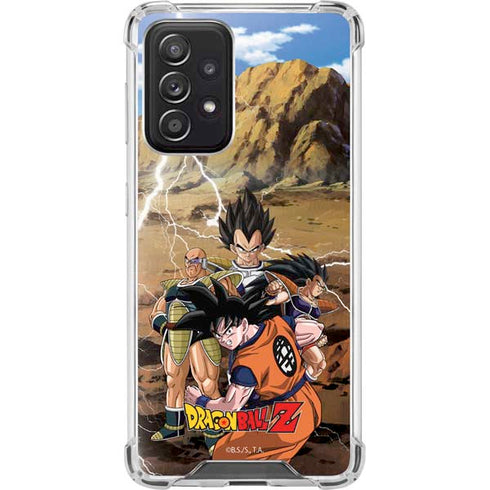 Dragon Ball Z Goku Versus Saiyans Galaxy A52 5G Clear Case