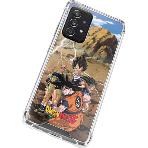 Dragon Ball Z Goku Versus Saiyans Galaxy A52 5G Clear Case