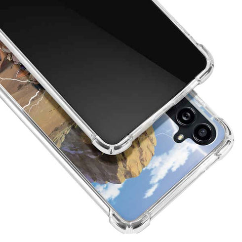 Dragon Ball Z Goku Versus Saiyans Galaxy A54 5G Clear Case