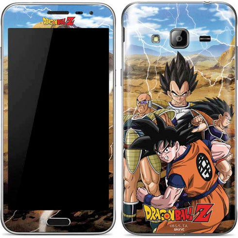 Dragon Ball Z Goku Versus Saiyans Galaxy J3 Skin
