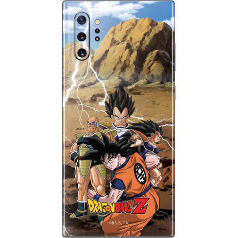 Dragon Ball Z Goku Versus Saiyans Galaxy Note 10 Plus Skin