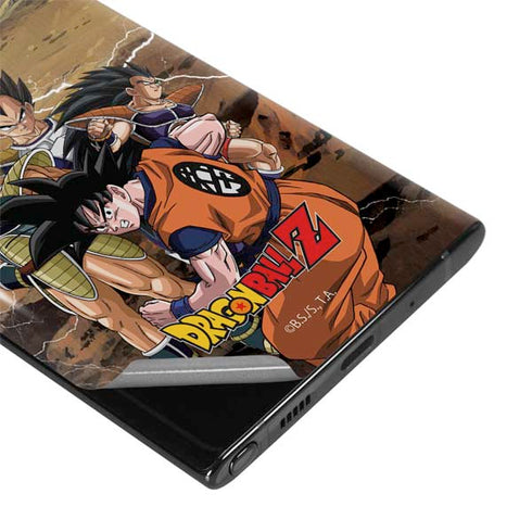 Dragon Ball Z Goku Versus Saiyans Galaxy Note 10 Skin