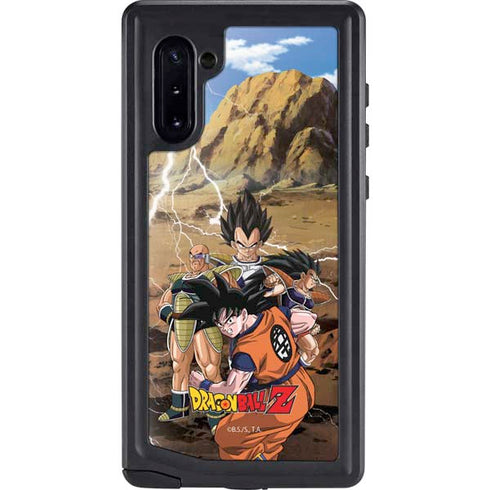 Dragon Ball Z Goku Versus Saiyans Galaxy Note 10 Waterproof Case
