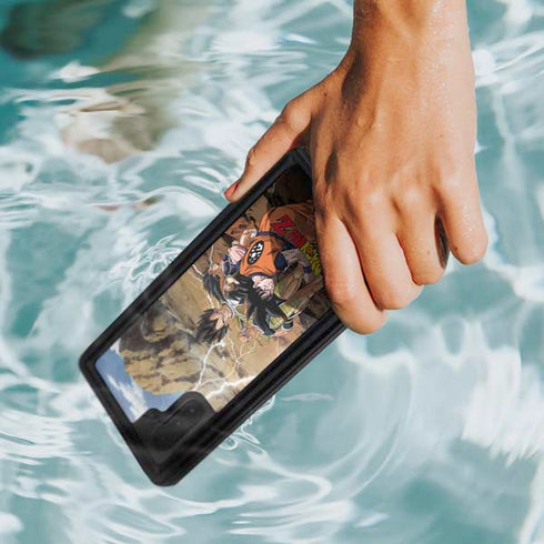 Dragon Ball Z Goku Versus Saiyans Galaxy Note 10 Waterproof Case