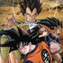 Dragon Ball Z Goku Versus Saiyans Galaxy Note 8 Skin