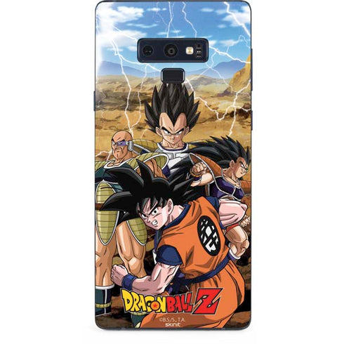Dragon Ball Z Goku Versus Saiyans Galaxy Note 9 Skin