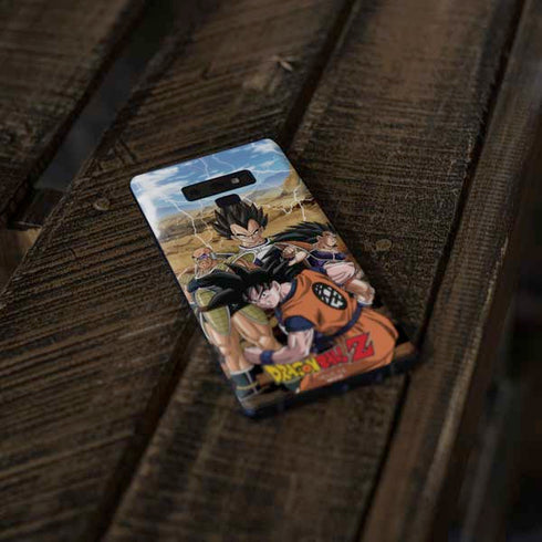 Dragon Ball Z Goku Versus Saiyans Galaxy Note 9 Skin