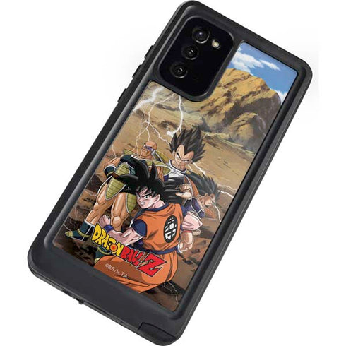 Dragon Ball Z Goku Versus Saiyans Galaxy Note20 5G Waterproof Case