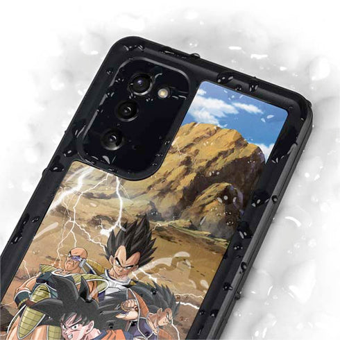 Dragon Ball Z Goku Versus Saiyans Galaxy Note20 5G Waterproof Case