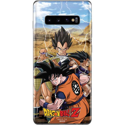 Dragon Ball Z Goku Versus Saiyans Galaxy S10 Plus Skin